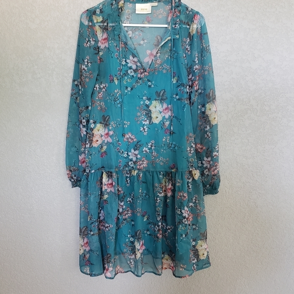 Mauve By Antropologie shear dress